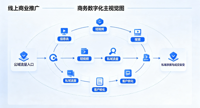 咸宁线上商业推广怎么做？全域流量闭环搭建与低成本转化实战指南